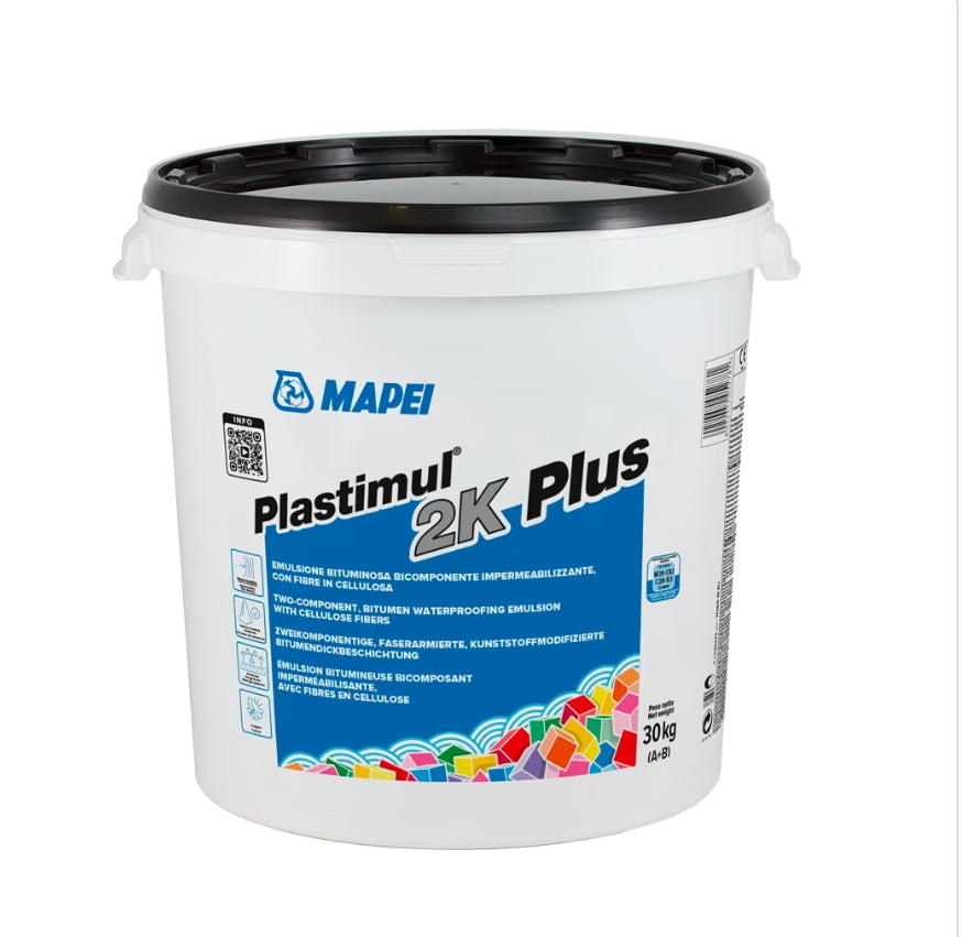 Plastimul 2K Mapei Abdichtung Bitumenabdichtung